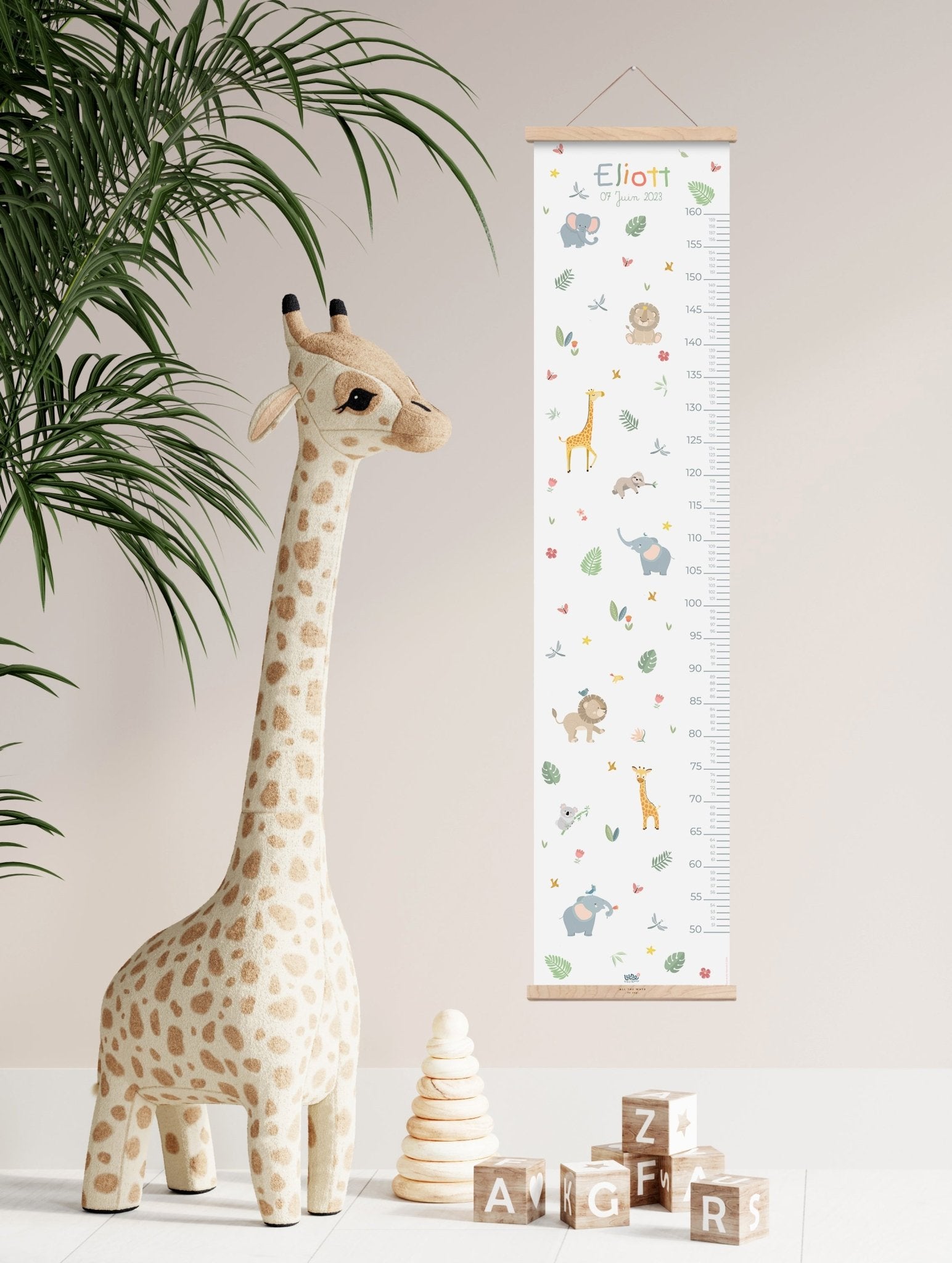 Toise Mini Jungle - Lune Trois - Quarts