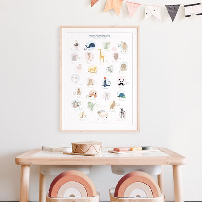 Abécédaire des animaux - Lune Trois - Quarts